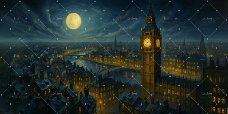 Toile de fond au Théâtre Survol de Londres CSH59-T10