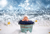 Bokeh flocon de neige hiver Christams photographie Studio toile de fond GC-103
