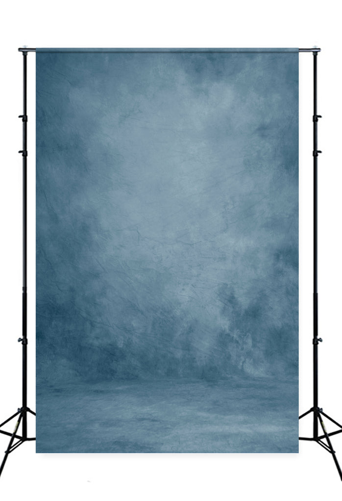 Bleu Abstrait Texture Portrait Photographie Toile de Fond GC-151