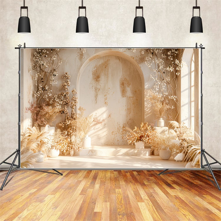 Toile de fond Fête des Mères Arche Florale Lumière Naturelle GQ2-181