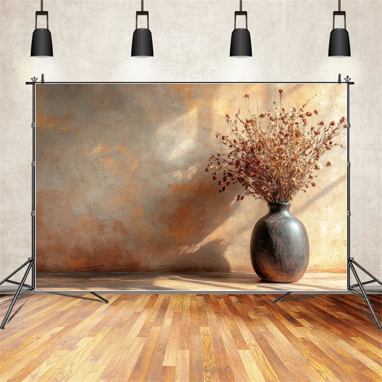 Toile de fond Fête des Mères Vase en Terre Cuite Rustique GQ2-193