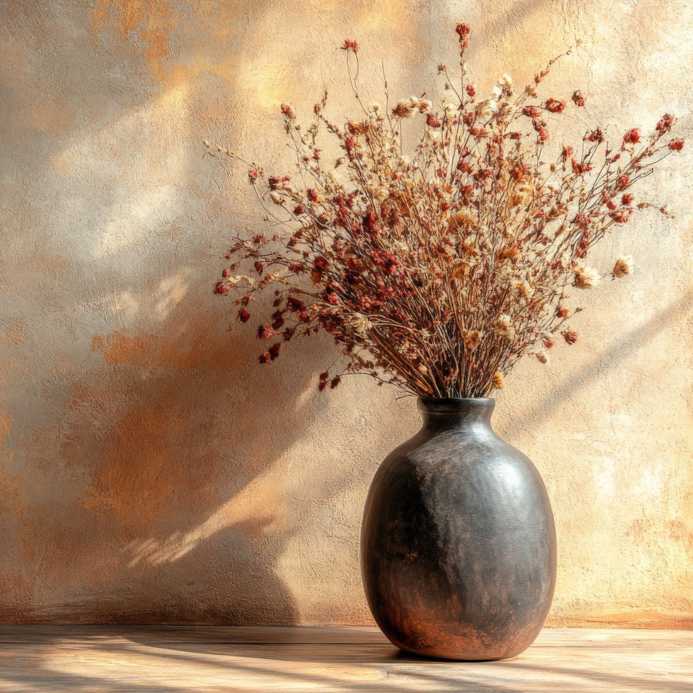 Toile de fond Fête des Mères Vase en Terre Cuite Rustique GQ2-193