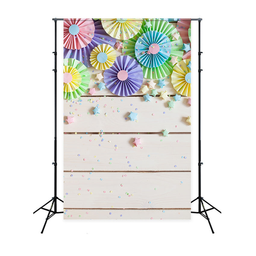Toile de fond Bois Pastel Célébration GQ4-101
