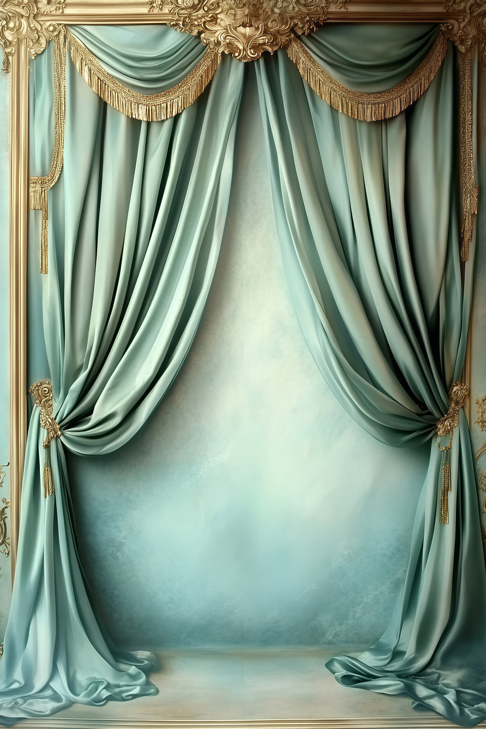Toile de fond Photo Vintage Pour Photoshoot Rideau Opulent Charme Vintage GQ4-345