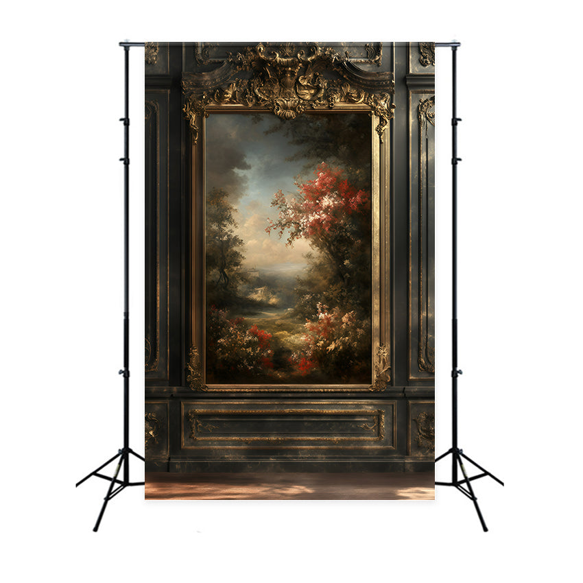 Toile de fond Antique Mur Peint Jardin Classique Photo Vintage GQ4-347