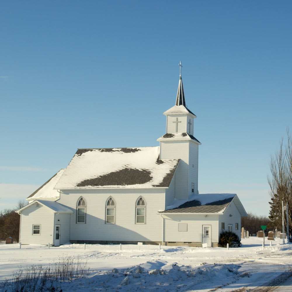 Toile de fond Église Architecture Photo Hiver GQ4-69