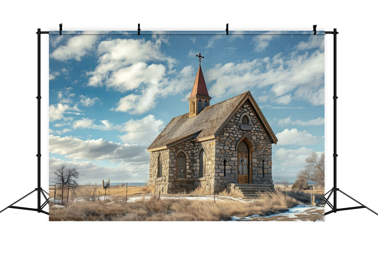Toile de fond Église Architecture Ciel Bleu Pierre Idées GQ4-73