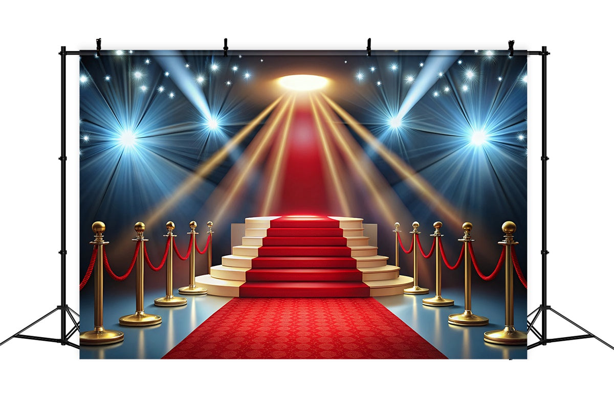 Toile de fond Tapis Rouge Scène Célébration Lumières GQ4-95