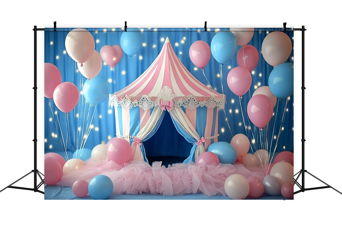 Toile de fond Carnaval Élégant Chapiteau Ballons GQ5-126