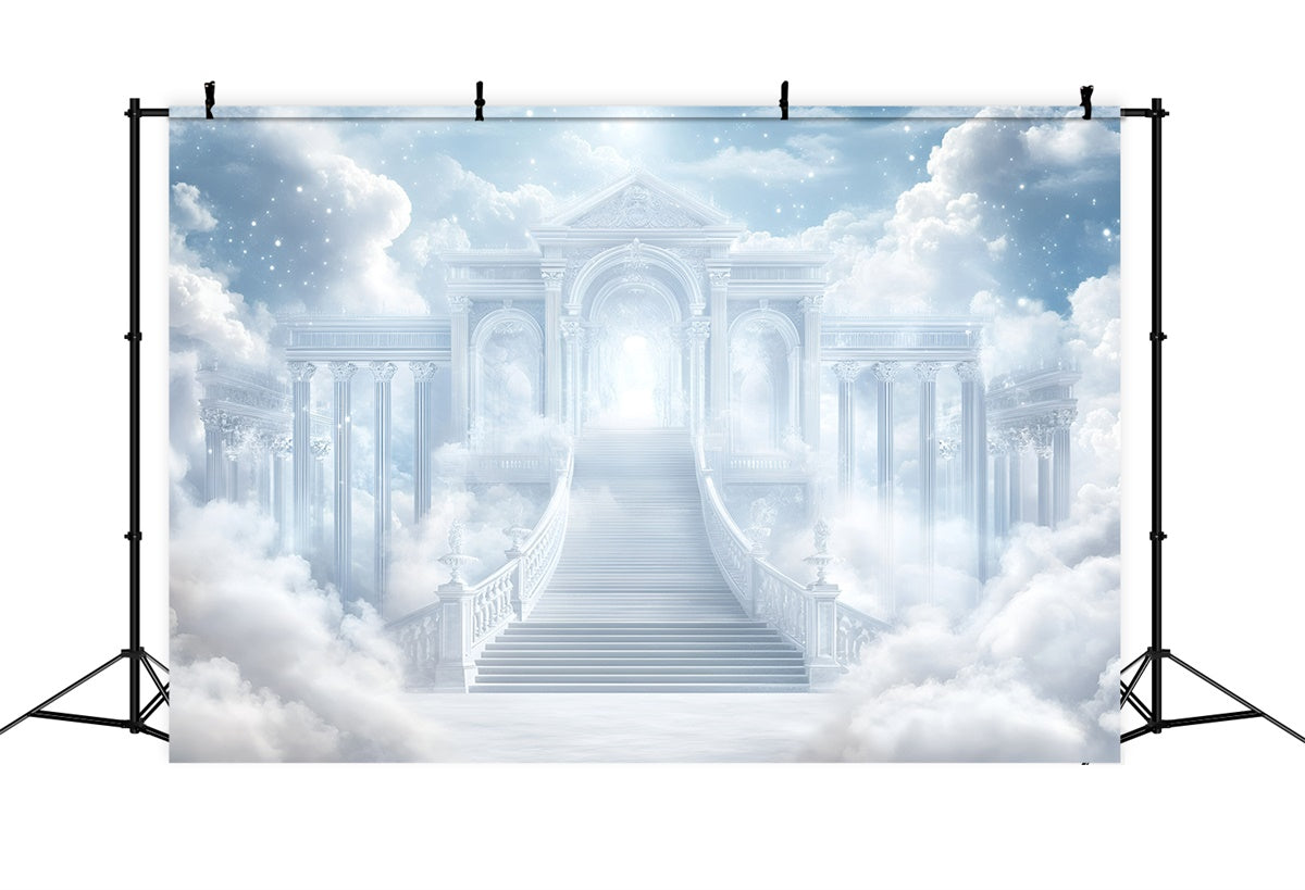 Toile de fond Ciel Nuageux Porte Céleste Rêve Nuage GQ57-112