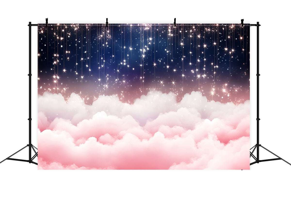 Toile de fond Photo Nuages Nuit Scintillante Nuage GQ57-117