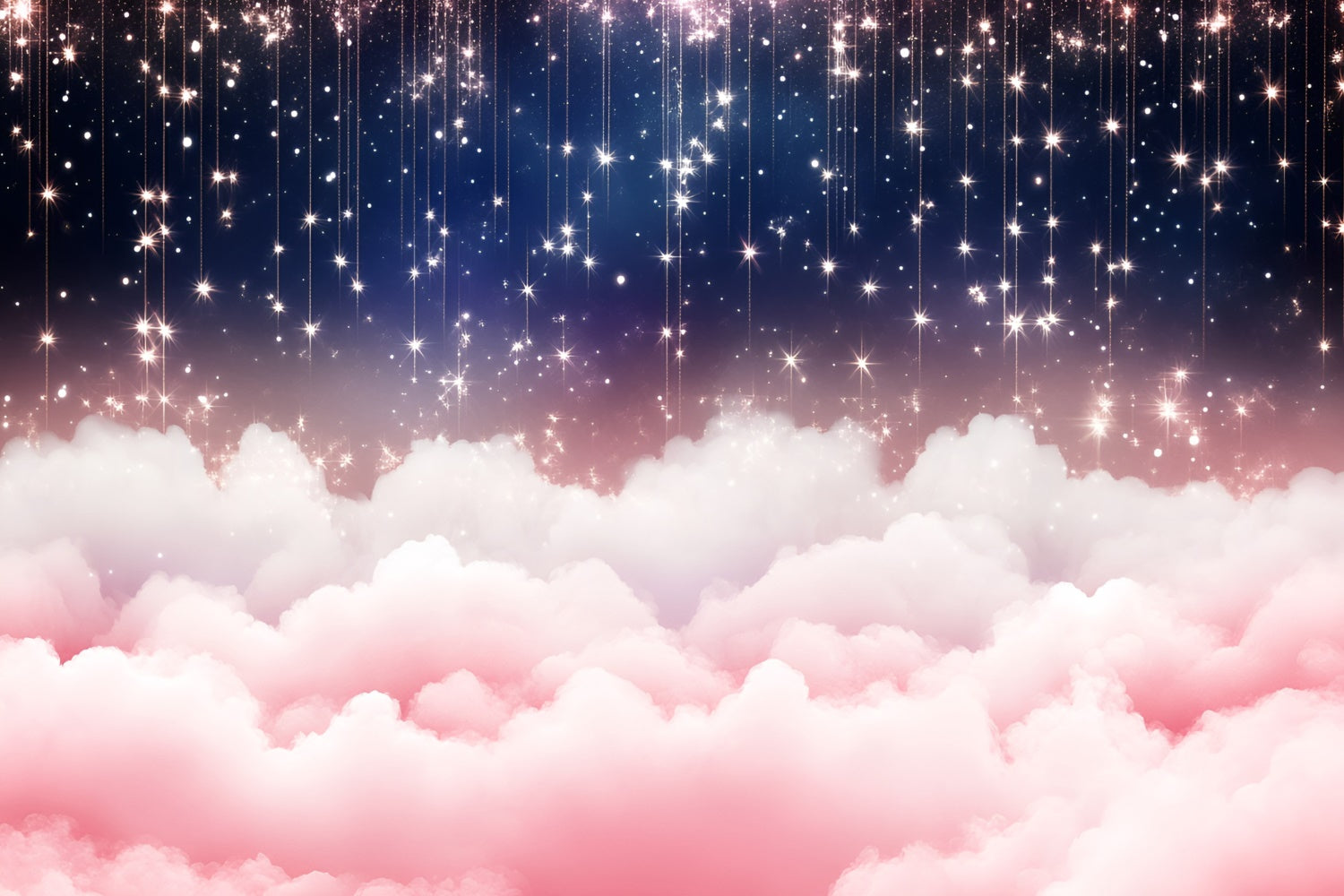 Toile de fond Photo Nuages Nuit Scintillante Nuage GQ57-117