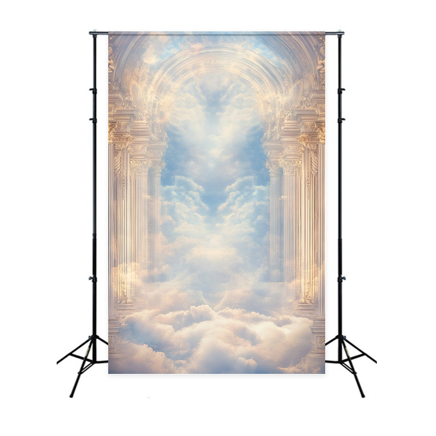 Toile de fond Ciel Palais Divin Arche GQ57-120