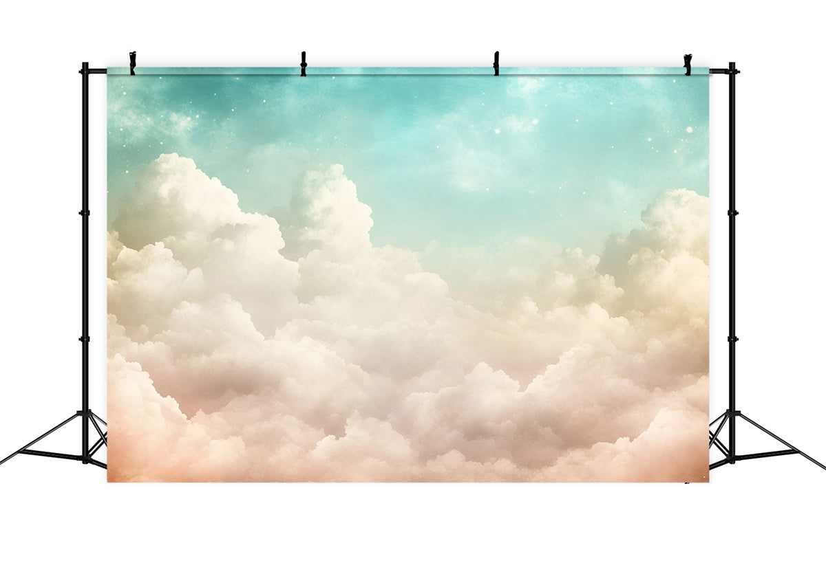 Toile de fond Nuages Pastel Lumière Ciel GQ57-122