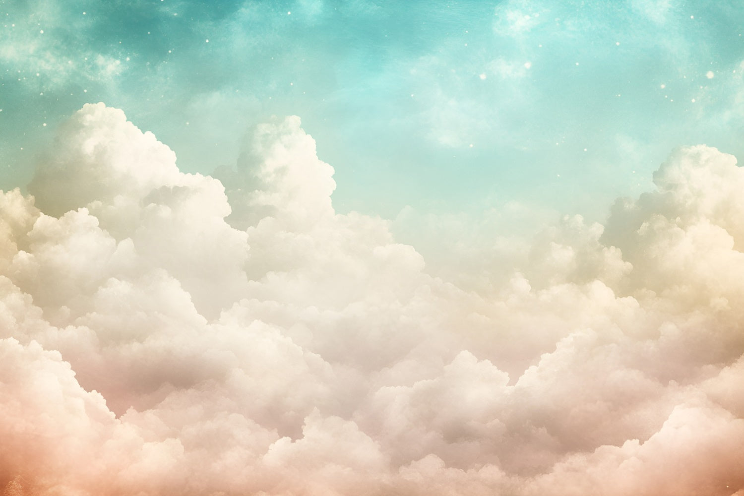 Toile de fond Nuages Pastel Lumière Ciel GQ57-122