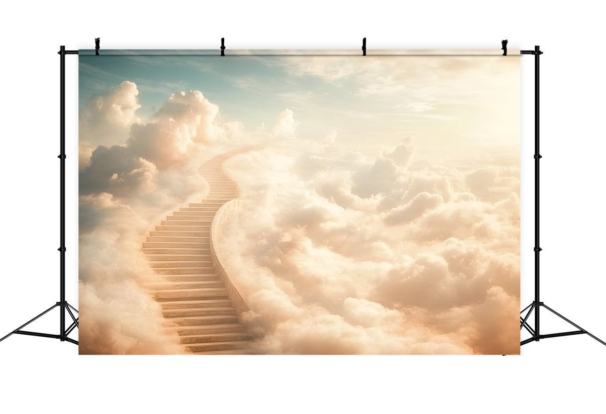 Toile de fond Photo Nuages Escalier Rêveur Nuage GQ57-131
