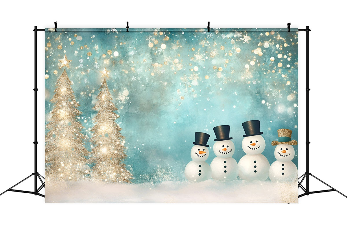 Toile de fond Hiver Parade Bonhomme de Neige GQ57-149