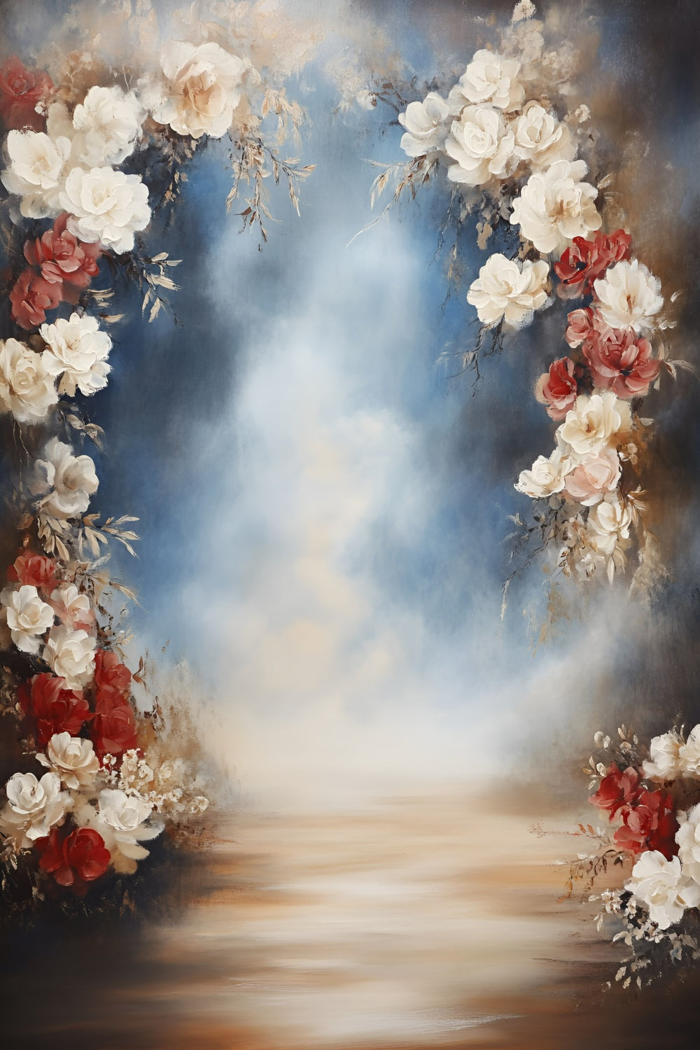 Toile de fond Peinture Portail Rosé Meilleure Photographie GQ57-192