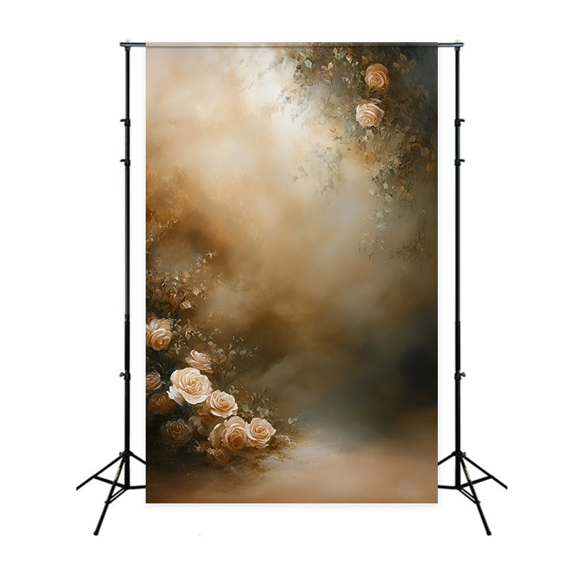 Toile de fond Peinture Éclosion Caramel Chaleureux Magnifique GQ57-195