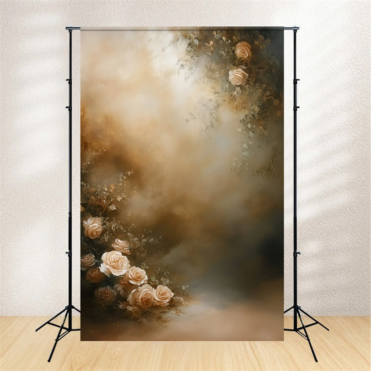 Toile de fond Peinture Éclosion Caramel Chaleureux Magnifique GQ57-195