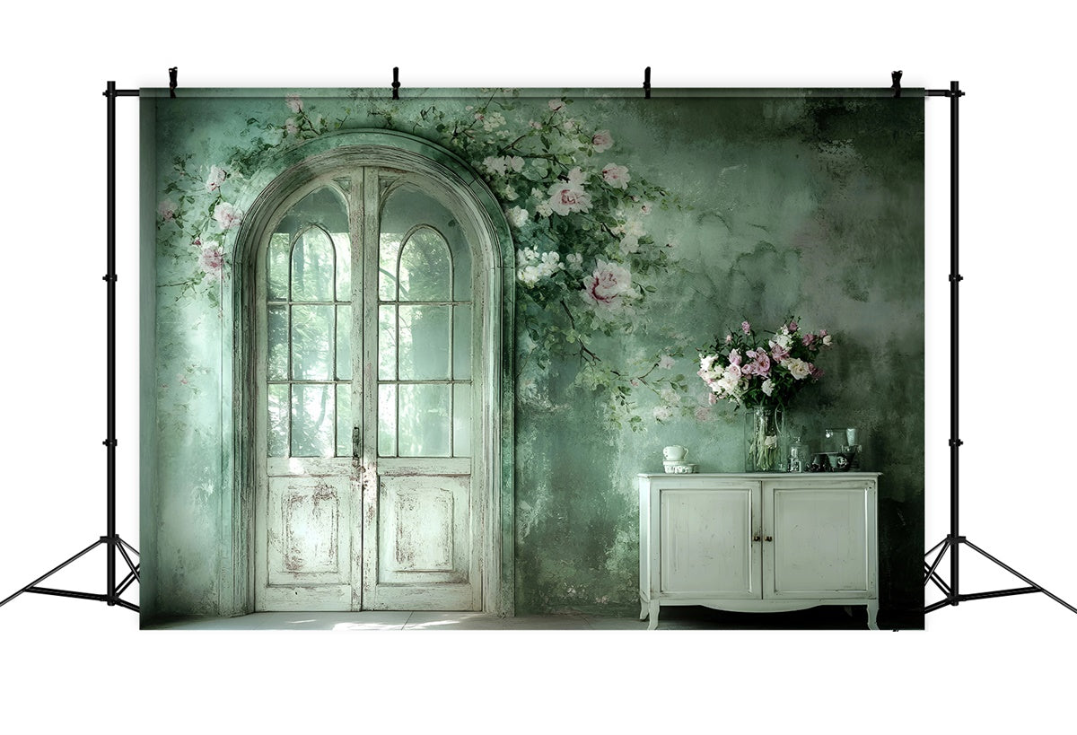 Toile de fond Artistique Intérieur Floral Doux Tissu GQ57-204