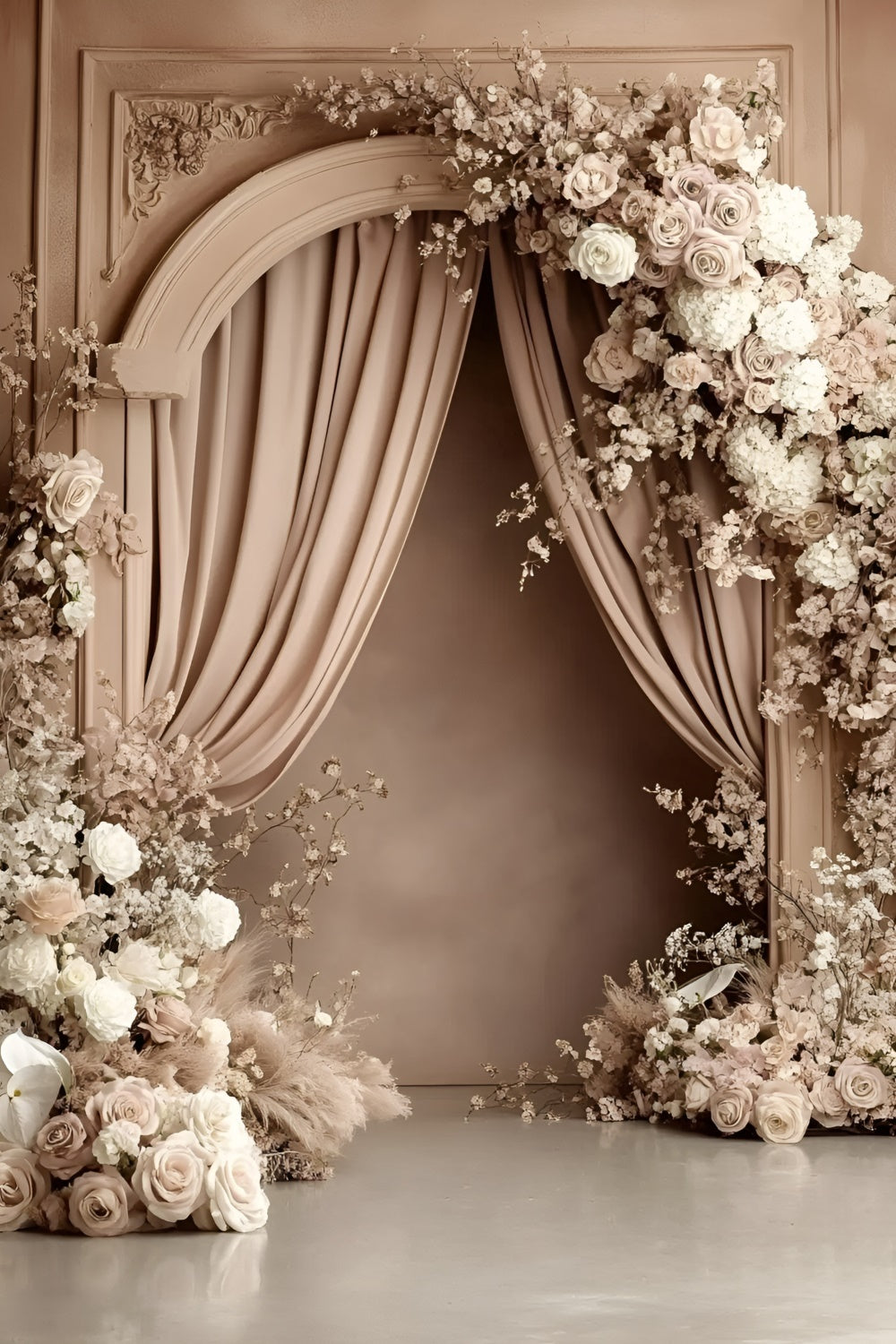 Toile de fond bohème photo Arc Vintage Rose GQ57-223