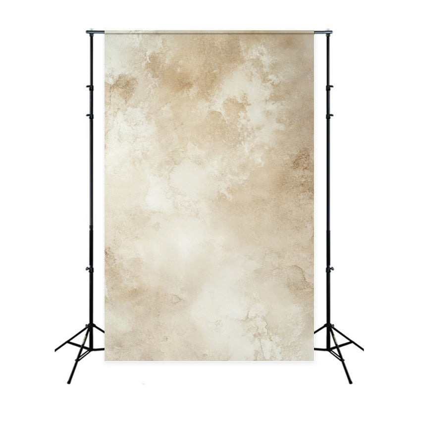 Fond Photo Portrait Texture Aquarelle Nuageuse Beige Douce GQ58-105