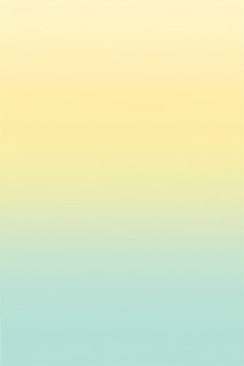Fond de Photo Portrait Dégradé Pastel Jaune Doux À Aqua GQ58-61