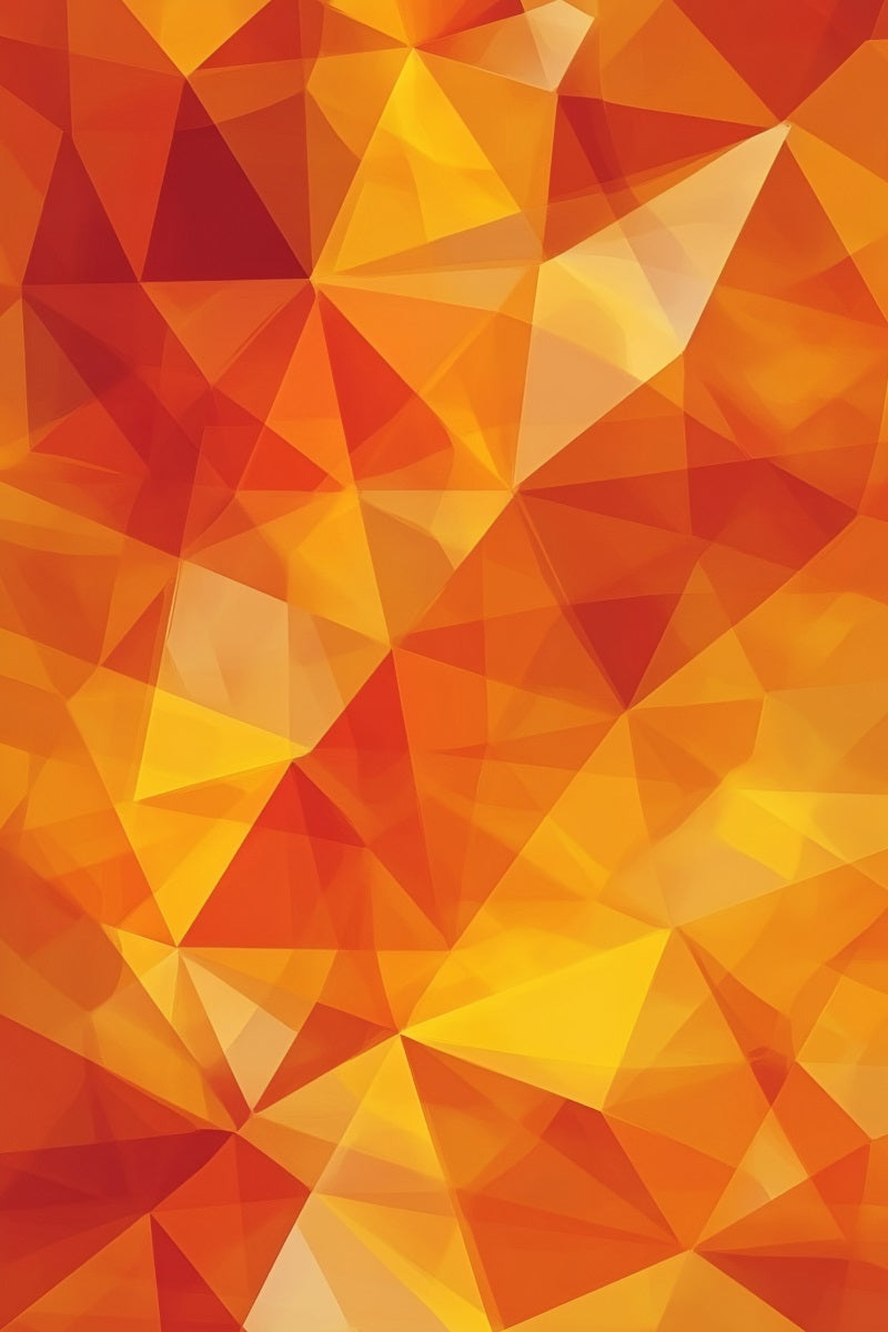 Fond Pour Portrait Dégradé Facetté Géométrique Orange Jaune GQ58-78