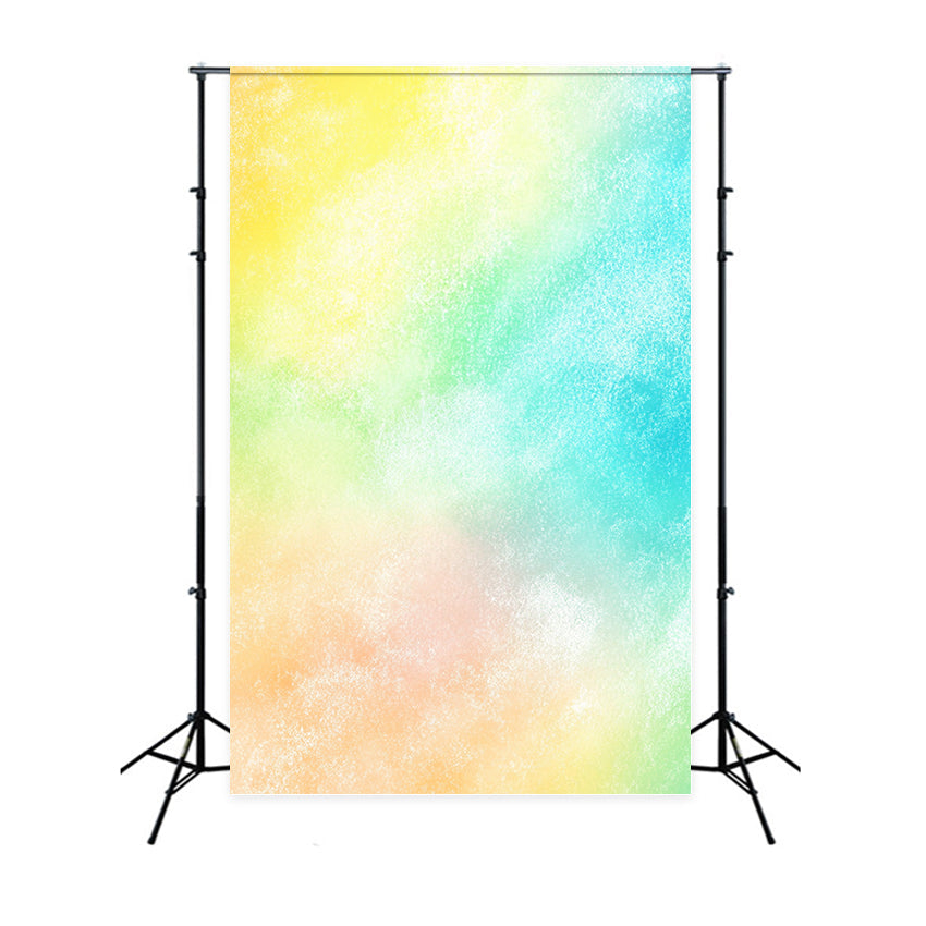 Fond de Photo Portrait Mélange Pastel Arc-En-Ciel Doux GQ58-96