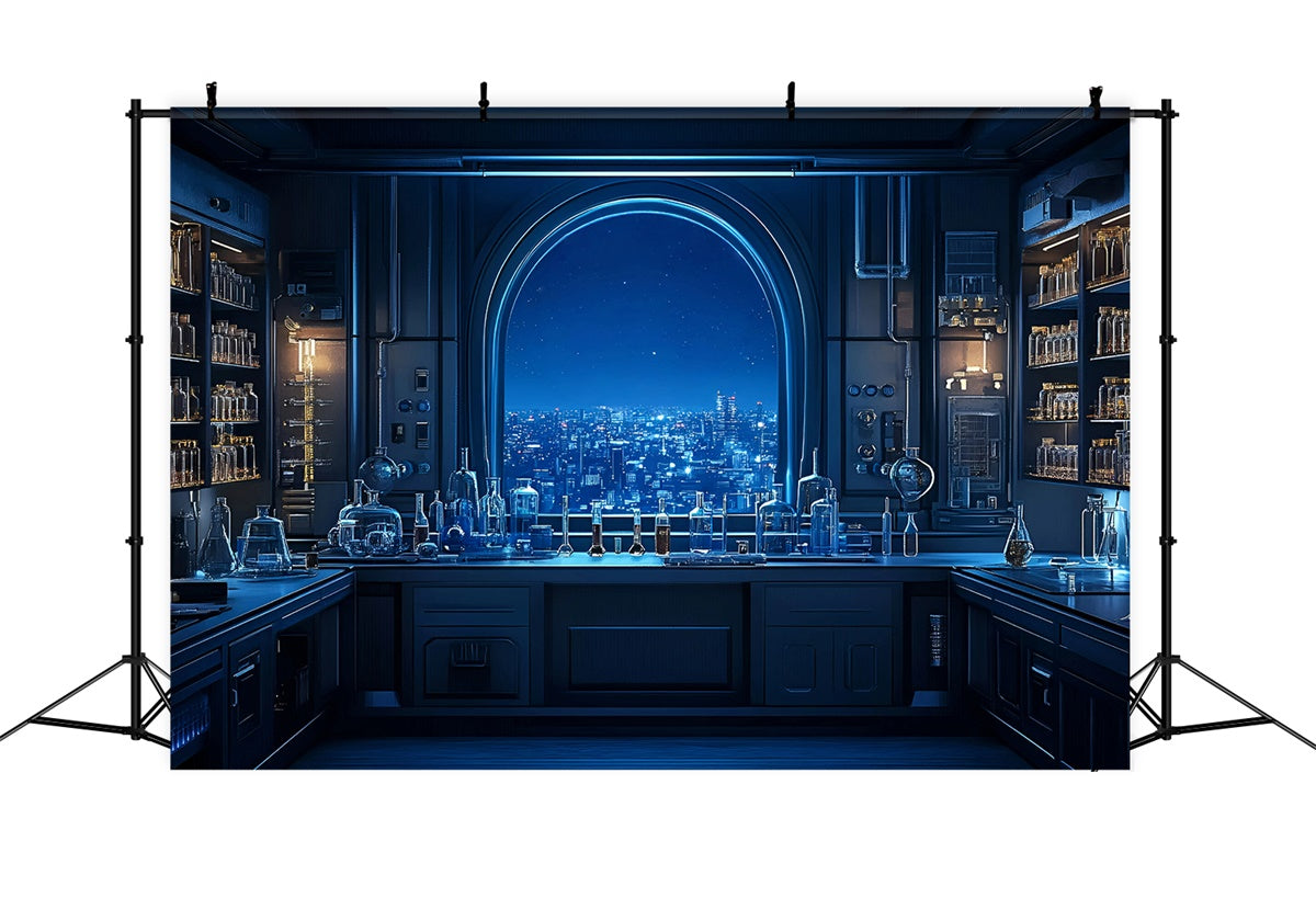 Toile de fond Chimie Laboratoire Moderne Éducation GQ6-126