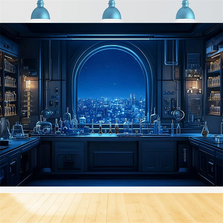 Toile de fond Chimie Laboratoire Moderne Éducation GQ6-126