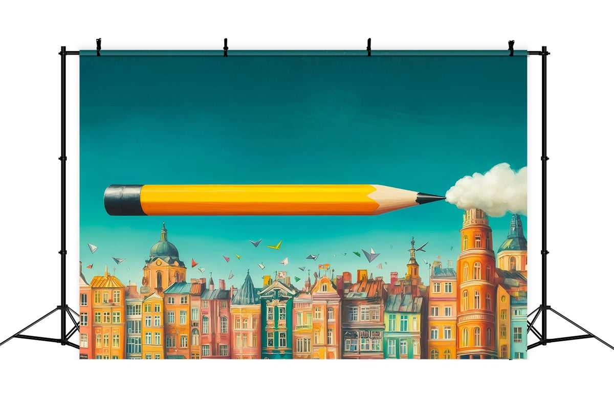 Toile de fond Retour à l’École Aventure d’Apprentissage Urbaine GQ6-139