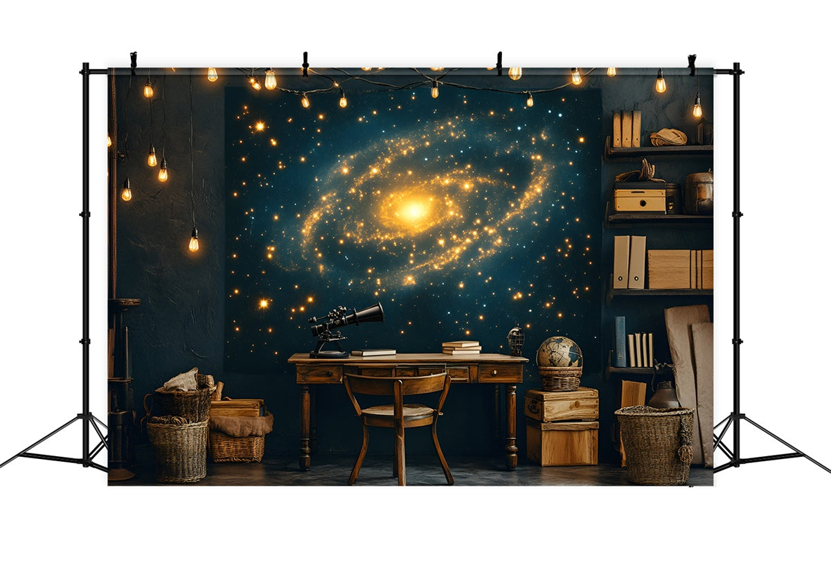 Toile de fond Retour à l’École Étude Galaxie Lumineuse GQ6-149