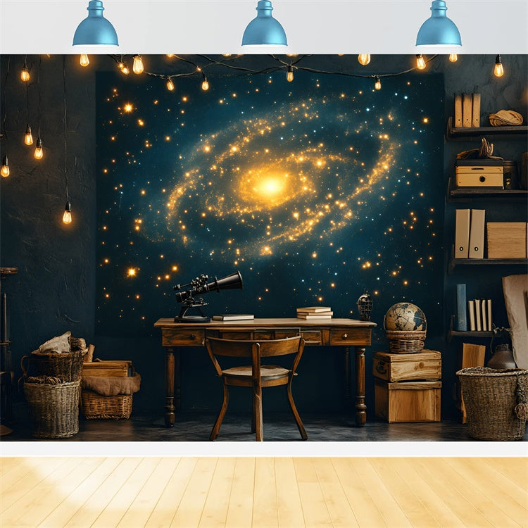 Toile de fond Retour à l’École Étude Galaxie Lumineuse GQ6-149