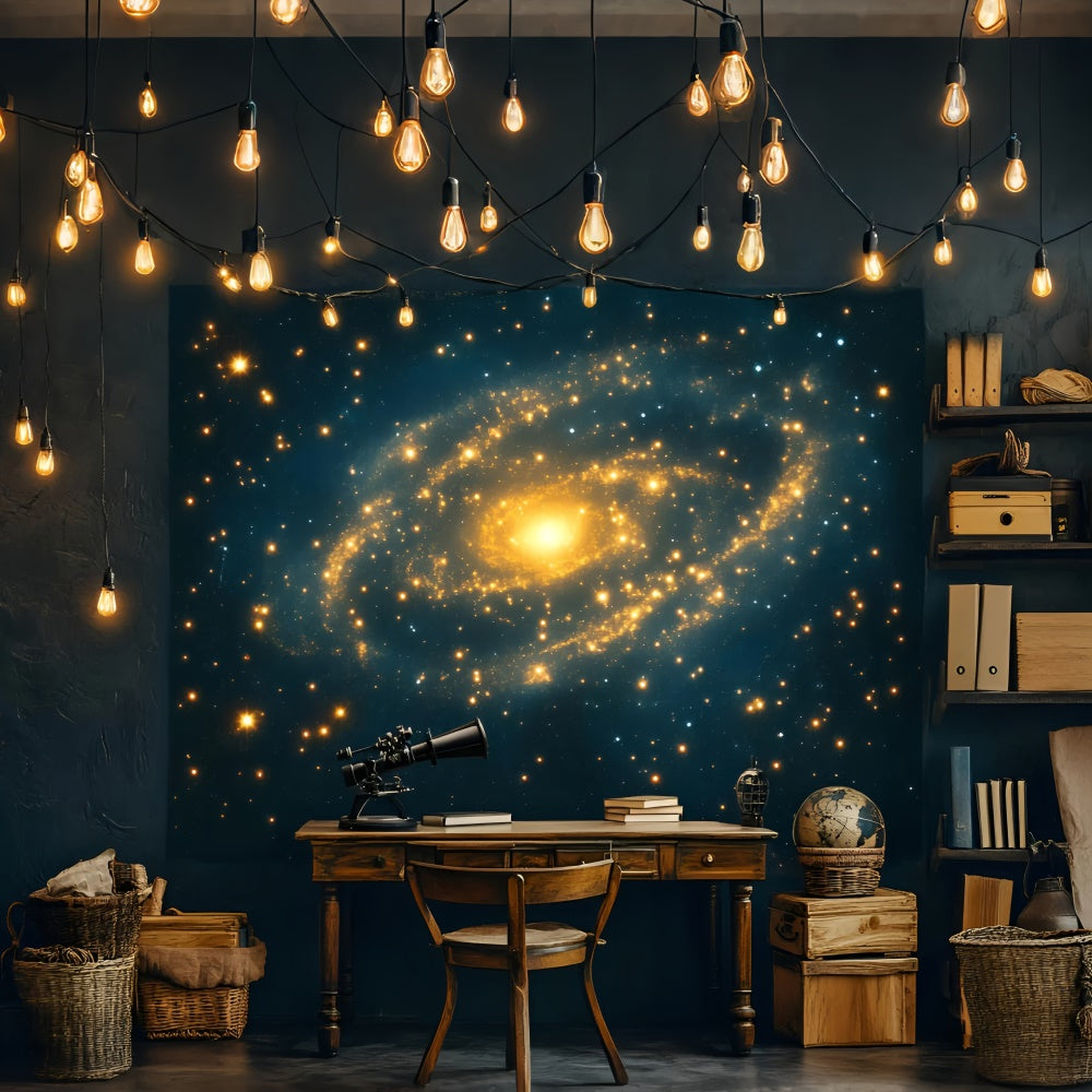 Toile de fond Retour à l’École Étude Galaxie Lumineuse GQ6-149