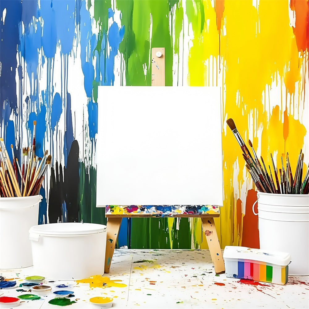 Toile de fond Retour à l’École Mur Artistique Créatif GQ6-161