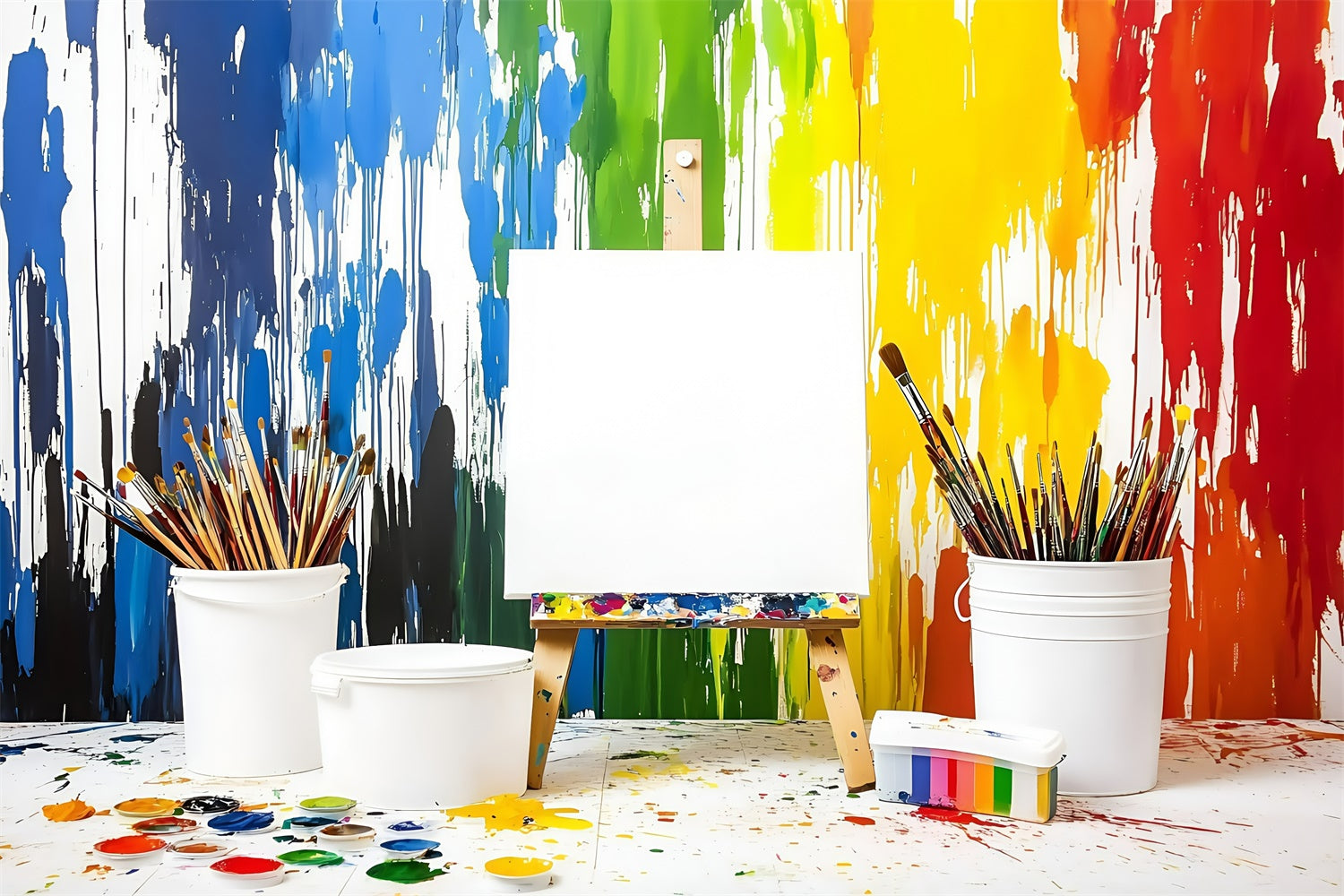 Toile de fond Retour à l’École Mur Artistique Créatif GQ6-161