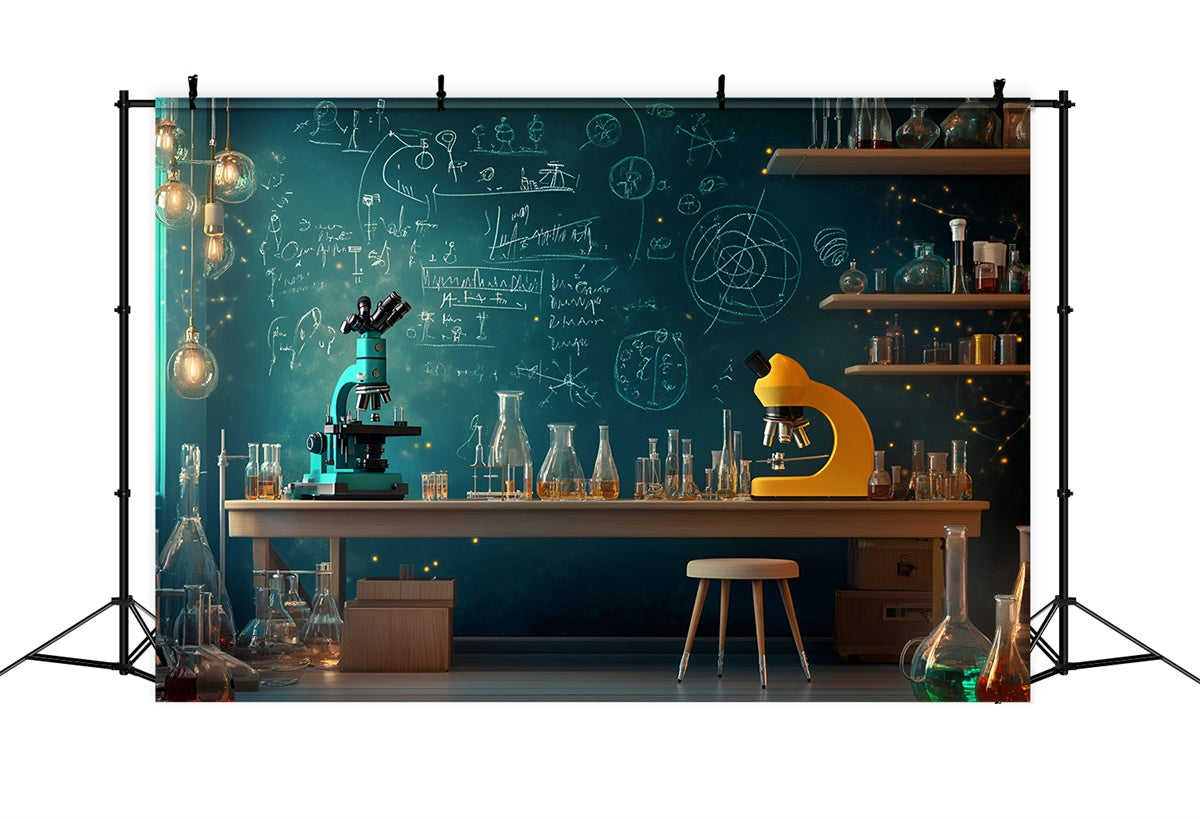 Toile de fond Chimie Laboratoire Découverte Scientifique GQ6-166