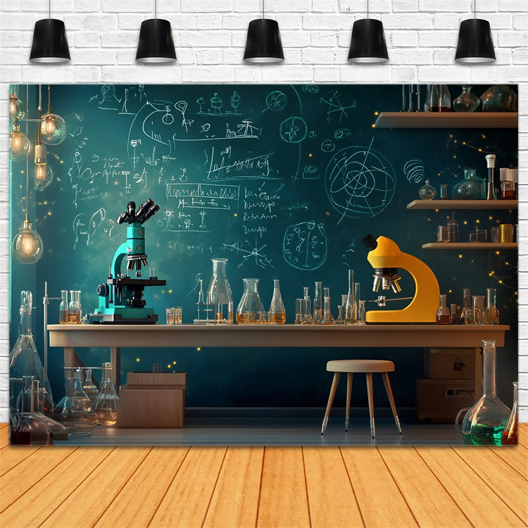 Toile de fond Chimie Laboratoire Découverte Scientifique GQ6-166