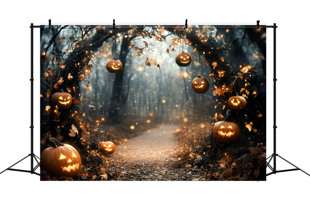 Toile de fond Halloween Arche Magique Sentier Enchanté GQ6-193