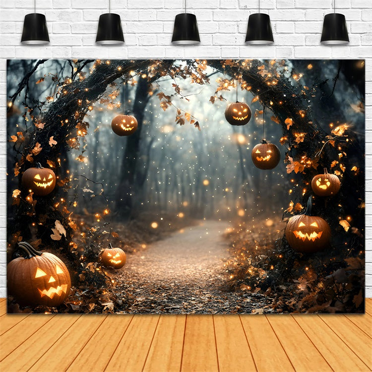 Toile de fond Halloween Arche Magique Sentier Enchanté GQ6-193