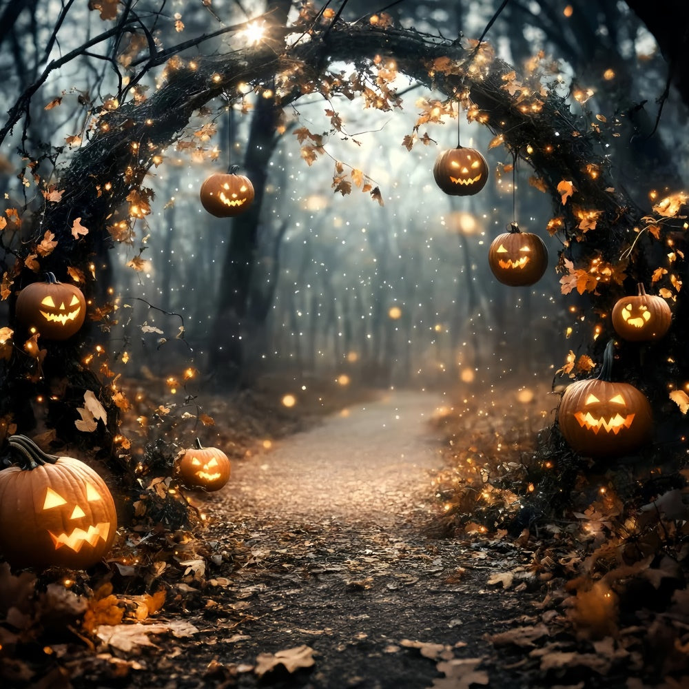 Toile de fond Halloween Arche Magique Sentier Enchanté GQ6-193