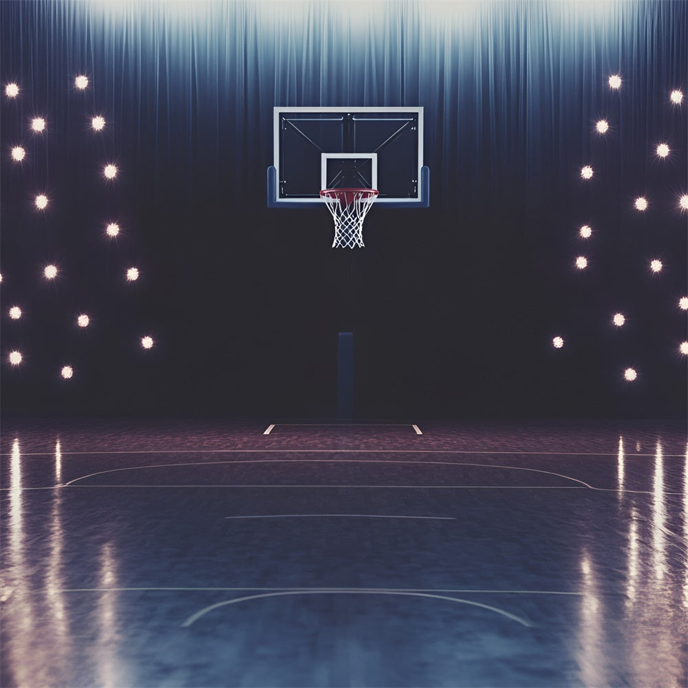 Toile de fond Basketball Terrain Central Lumineux GQ6-260