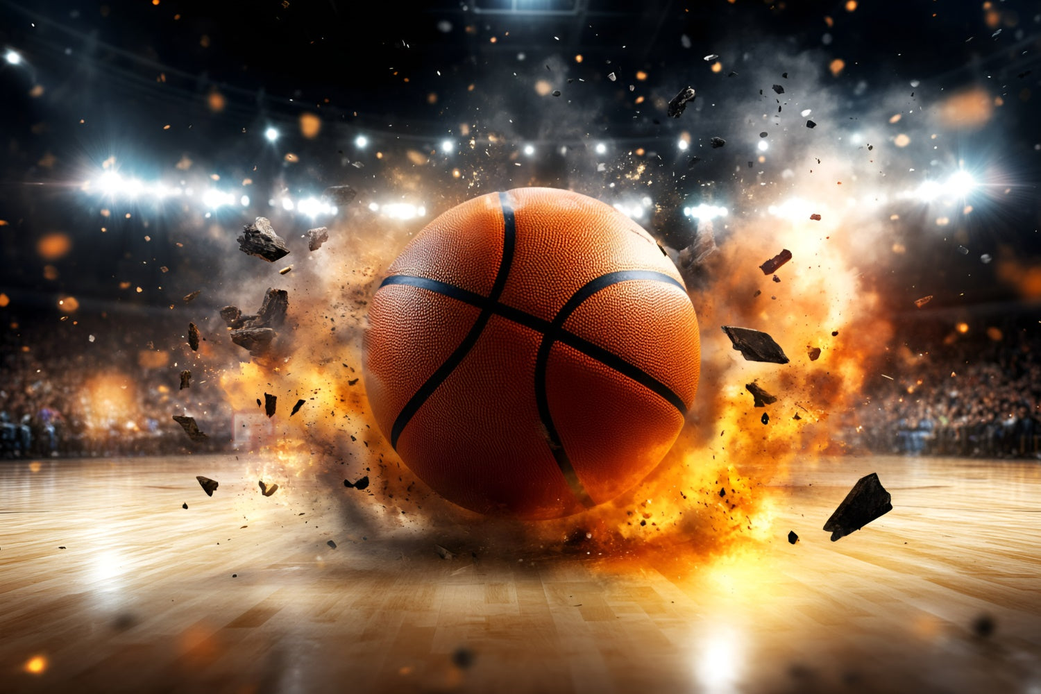 Toile de fond Basketball Tir Puissant Énergie GQ6-271