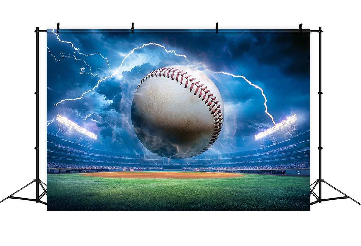 Toile de fond Baseball Frappe de Tempête GQ6-276
