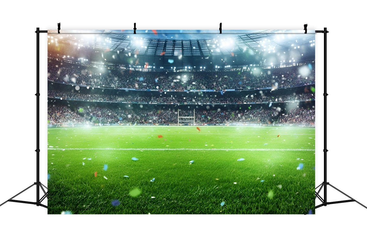 Toile de fond Soccer Gloire Terrain Vert GQ6-278