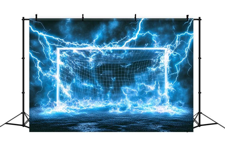 Toile de fond Soccer Terrain Néon Tonnerre GQ6-279
