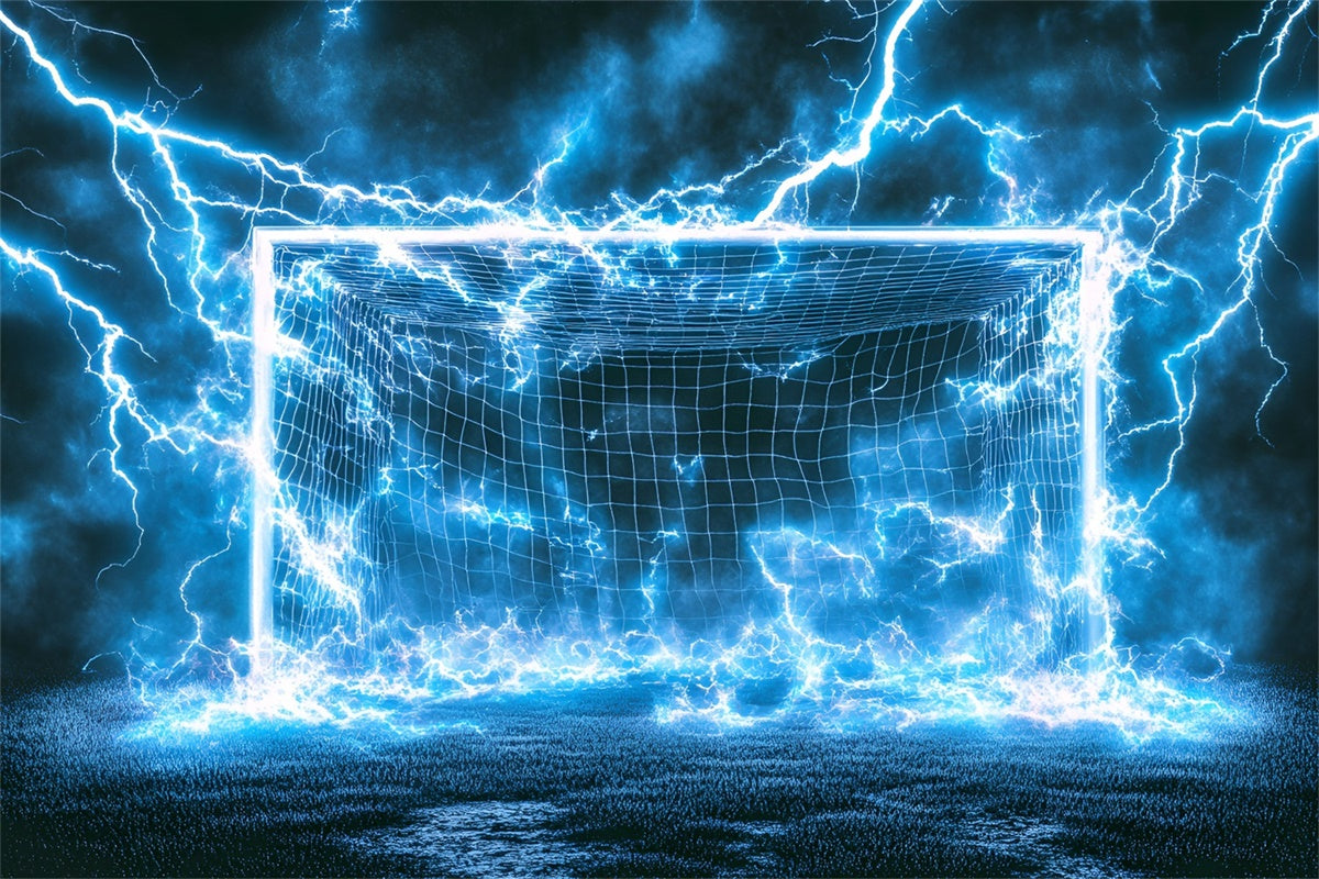 Toile de fond Soccer Terrain Néon Tonnerre GQ6-279
