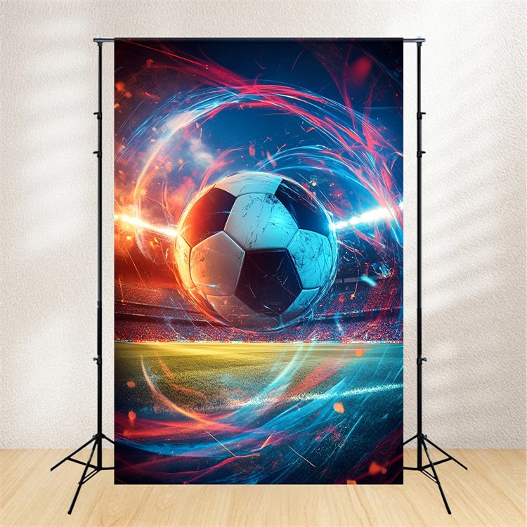 Toile de fond Soccer Vitesse Tournoyante GQ6-280